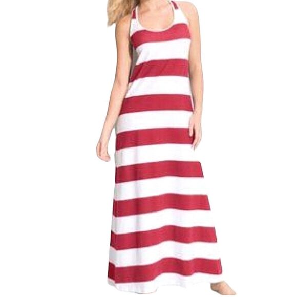 Tommy bahama striped sleveless maxi dress - Picture 1 of 10